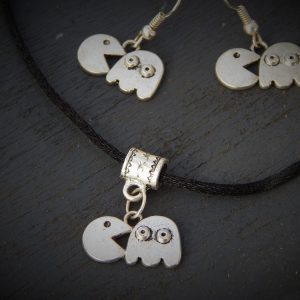 Pacman Earring & Pendant Set