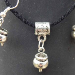 Cauldron Earring & Pendant Set